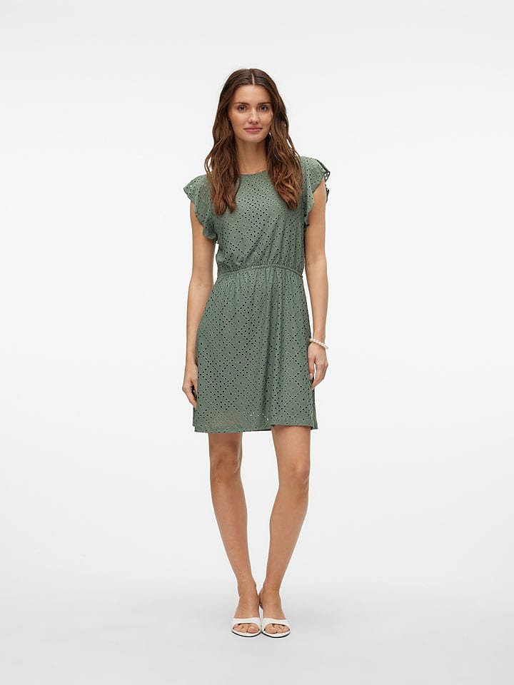 Vero Moda Sukienka w kolorze zielonym