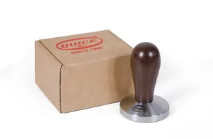 Tamper Quick Mill stalowy z drewnianą rączką 58 mm - Akcesoria i części do ekspresów do kawy - miniaturka - grafika 1