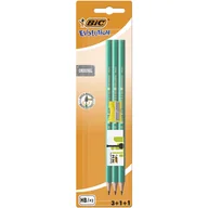 Przybory szkolne - Ołówek Bic Evolution Original 650 Hb Zestaw Blister 3+1+1Szt - miniaturka - grafika 1