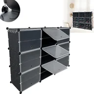 Szafki na buty - Stojak na buty ACXIN, 6-poziomowa szafka na buty, plastikowe pudełko na buty do garderoby, przedpokoju, sypialni, wejścia (122 x 32 x 93 cm) - miniaturka - grafika 1