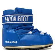 Buty dla dziewczynek - Śniegowce Moon Boot 80D3401020 Niebieski - miniaturka - grafika 1