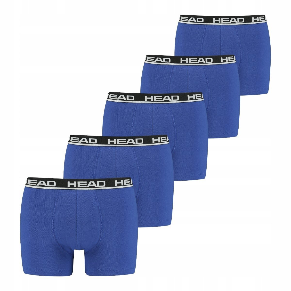 HEAD BOKSERKI MĘSKIE BASIC BOXER 5P ECOM NIEBIESKIE r.M