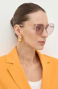 Jimmy Choo okulary przeciwsłoneczne damskie kolor różowy 0JC4006BD - Okulary przeciwsłoneczne - miniaturka - grafika 1