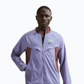 Kurtki i kamizelki sportowe męskie - Kurtka do biegania męska Nike Fly Nike Stride iron purple/tattoo - miniaturka - grafika 1