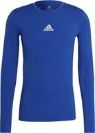 Koszulki męskie - Adidas Koszulka adidas TECHFIT LS TOP GU7335 GU7335 niebieski XL - miniaturka - grafika 1