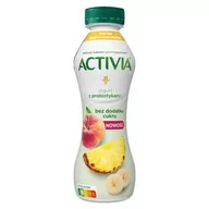 Kefiry, jogurty, maślanki - Activia - Jogurt pitny o smaku ananasa brzoskwini i banana - miniaturka - grafika 1