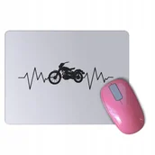 Podkładki pod mysz - Podkładka pod mysz myszkę MOTOR MOTOCYKLISTA - miniaturka - grafika 1