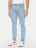 Spodnie męskie - Guess Jeans Jeansy M4YA0F D5DM1 Niebieski Slim Fit - miniaturka - grafika 1