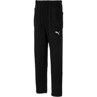 Odzież sportowa dziecięca - Spodnie dla chłopca Puma Liga Casuals Pants czarne 655635 03 - miniaturka - grafika 1