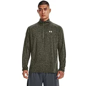 Koszulki i topy damskie - Under Armour Mens Warmup Tops Mens Ua Tech™ 2.0 Górna część z długim rękawem z zamkiem ½ ½, Mod, 1328495-391, SM - miniaturka - grafika 1
