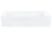 Umywalki - Umywalka nablatowa 51 x 34 cm biała CHIVANA - miniaturka - grafika 1