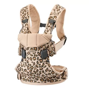 BABYBJORN ONE nosidełko Beż/Leopard 9377-0 - Nosidełka dla dzieci - miniaturka - grafika 1