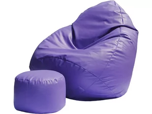 Pufa sako XXXXL worek + gratis fioletowa - Pufy i podnóżki - miniaturka - grafika 1