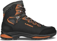 Buty trekkingowe męskie - Buty trekkingowe męskie Lowa Camino EVO GTX schwarz/orange (210627 0920) - miniaturka - grafika 1