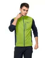 Garnitury - Jack Wolfskin Męska kamizelka Highest Peak Vest M, Fresh Green, XXL, zielony (Fresh Green), XXL - miniaturka - grafika 1