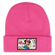 Czapki damskie - Czapka Zimowa Dziecięca MINNIE MOUSE VIBE Myszki Prezent Wzory Różowa - miniaturka - grafika 1