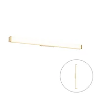 Lampy ścienne - QAZQA Kinkiet łazienkowy mosiądz 92 cm z diodą LED IP44 - Cascada - miniaturka - grafika 1