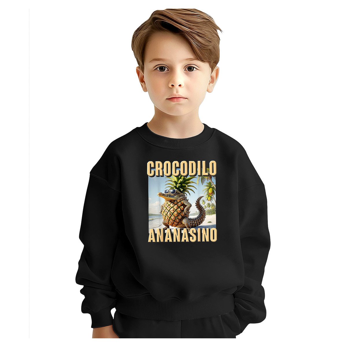 BLUZA DZIECIĘCA CROCODILO ANANASINO 134-140 DLA CHŁOPCA DZIEWCZYNKI