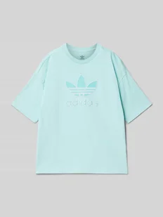 T-shirt z wyhaftowanym logo - Koszulki dla chłopców - miniaturka - grafika 1