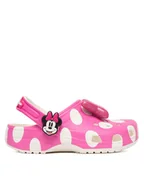 Buty dla dziewczynek - Crocs Klapki Kids Minnie Mouse Classic Clog 212294 Różowy - miniaturka - grafika 1