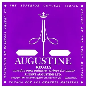 Augustine 650501"Regal Label pojedynczy sznur E1" do gitary klasycznej - Struny gitarowe  - miniaturka - grafika 1