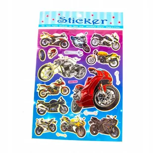 Naklejki Dla Dzieci Motocykle Motory - Prace ręczne dla dzieci - miniaturka - grafika 1