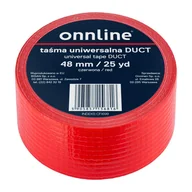 Taśmy izolacyjne i naprawcze - Taśma ONNLINE do otulin DUCT 48mm/25YD czerwona - miniaturka - grafika 1
