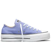 Trampki damskie - Buty damskie Converse Chuck Taylor All Star Lift Platform A16105C - fioletowe - miniaturka - grafika 1