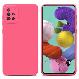 Pokrowiec Cadorabo do Samsung Galaxy A51 4G / M40s z czerwonym silikonowym etui TPU na telefon komórkowy - Etui i futerały do telefonów - miniaturka - grafika 1