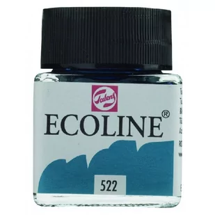 Ecoline Ecoline Liquid Watercolour 30 ml Turquoise Blue - Farby i media malarskie - miniaturka - grafika 1