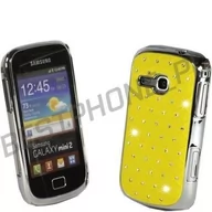 Etui i futerały do telefonów - Bling Samsung Galaxy Mini 2 Żółty - miniaturka - grafika 1