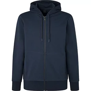 Hackett London Męska bluza z kapturem Essential Fz, Niebieski (granatowy), XL - Bluzy męskie - miniaturka - grafika 1