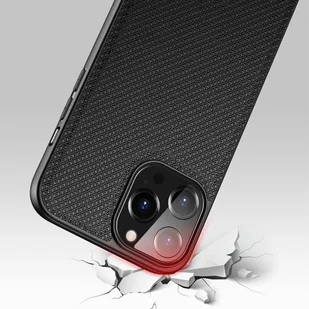 Dux Ducis Fino etui pokrowiec pokryty nylonowym materiałem iPhone 13 Pro Max czarny - Etui i futerały do telefonów - miniaturka - grafika 6