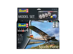 Revell Model do sklejania Sports Plane 63835 63835 - Modele do sklejania - miniaturka - grafika 1
