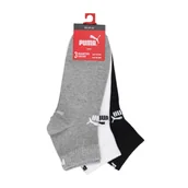 Skarpetki damskie - Skarpety unisex Puma ELEMENTS PLAIN QUARTER 3-PACK czarne 94710809 - miniaturka - grafika 1