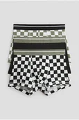 Majtki dla dzieci - H & M - 3-pack cotton trunks - Czarny - H&M - miniaturka - grafika 1
