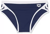 Kąpielówki męskie - Arena M Team Stripe Brief, kolor granatowo-biały, DE 128JR - miniaturka - grafika 1