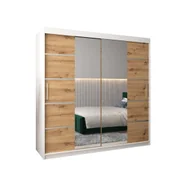 Szafy - Szafa przesuwna Garderoba VERONA 4 200 gł. 62 biały/artisan - miniaturka - grafika 1