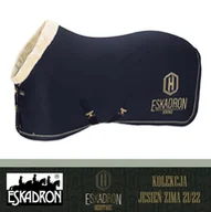 Derki dla konia - Eskadron Derka SOFTSHELL FAUXFUR Heritage AW 2021/22 - - navy - miniaturka - grafika 1