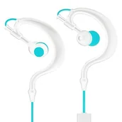 Słuchawki - ART AP-B23 Biało-niebieskie - miniaturka - grafika 1