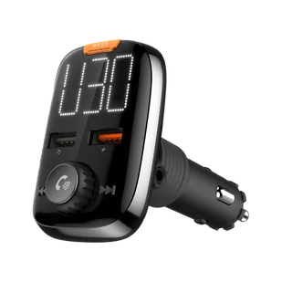 Transmiter samochodowyz funkcją bluetooth (2xgniazda USB) - Transmitery FM - miniaturka - grafika 1