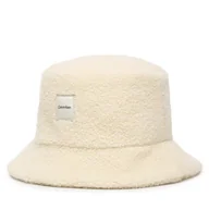 Czapki damskie - Kapelusz Calvin Klein Boucle LV04F5055G Écru - miniaturka - grafika 1