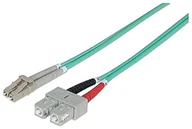 Patchcordy - Intellinet Network Solutions LWL Anschlusskabel LC/SC 2m Multimode OM3 aqua 750158 - miniaturka - grafika 1