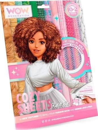 Piórnik Kids Euroswan Zestaw uzupełniający do Fashion Book 4 wzory 12el. WoW Generation WOW00082 Kids Euroswan mix cena za 1 szt