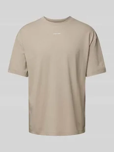 T-shirt o kroju oversized z nadrukiem z logo - Koszulki męskie - miniaturka - grafika 1