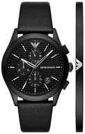 Zegarki męskie - Zegarek Emporio Armani AR80070SET PAOLO GIFT SET - miniaturka - grafika 1