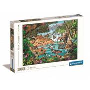 Puzzle - Clementoni Puzzle 3000 HQ African Waterhole - - miniaturka - grafika 1