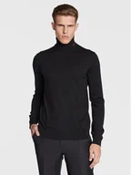 Swetry męskie - Hugo Golf San Thomas-M 50474174 Czarny Slim Fit - miniaturka - grafika 1