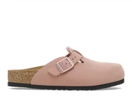 Klapki i japonki damskie - Klapki damskie Birkenstock 1029748 BOSTON KIDS BFBC NARROW Różowe - miniaturka - grafika 1