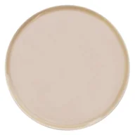 Talerze - Verlo ETER Talerz płaski okrągły 28 cm, beżowy - miniaturka - grafika 1